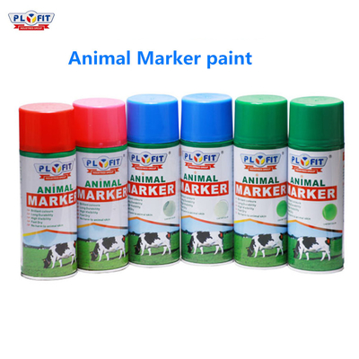 Plyfit 500 ml Tiermarkierungsfarbe Rotblau Grün Viehmarker Spray für Schweine Schafe Rinder