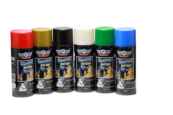 Kundengebundene thermische Plastikacryldosen der aerosol-Farben-12/Karton-Auto-Graffiti-Sprühfarbe