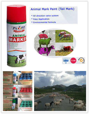 Tiermarkierungs-Spray 400ml 600ml für Bauernhof-Schwein-Vieh-Schaf-Umbau-Endstück