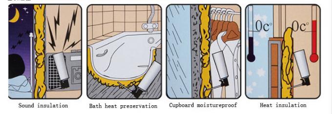 Stoßsicheres Polyurethan-Montageschaum-Isolierung PU-Schaumdichtungsmittel 0