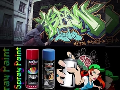 Hoch sichtbare Graffiti-Aerosolfarbe Farbige Sprühfarbe Verblendungsbeständig