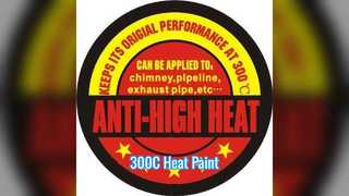 300 °C Hochtemperatur-Sprühfarbe für den Innen- und Außenbereich