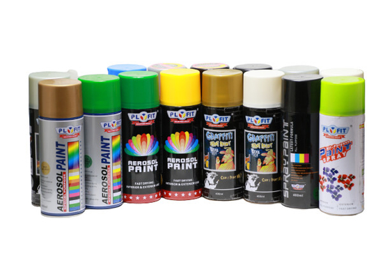 PLYFIT-Acrylsprühfarbe-schnelle trocknende Aerosol-Dosen-Sprühfarbe 400ml