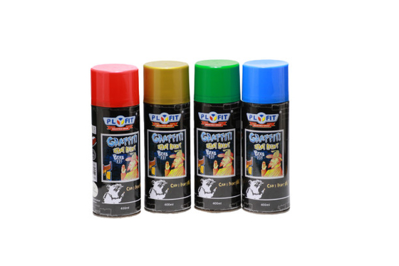 Flüssige beschichtende Zinnblech-Dose PLYFIT Graffiti-Straßen-Art Mural Spray Paints 400ml