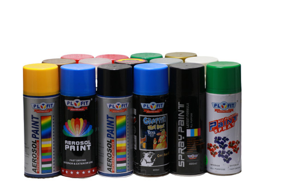 Schnelles trocknendes Zinnblech des Aerosol-Sprühfarbe-Hochglanz-400ml 450ml kann Soem