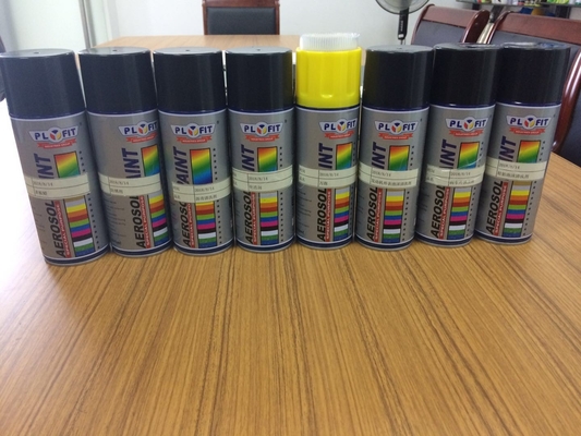 Metallische Acrylhohe Hitze-Auto-/Möbel-Aerosol-Graffiti-Sprühfarbe der Sprühfarbe-450ml