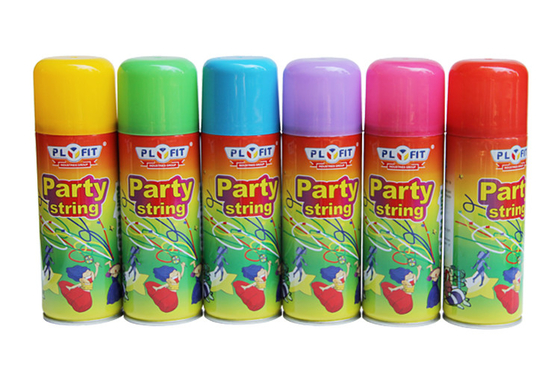 Aerosol kann Partei aufreihen, Mischfarbdummen verrückten Schnur-Spray für Kinder/Erwachsene zu sprühen