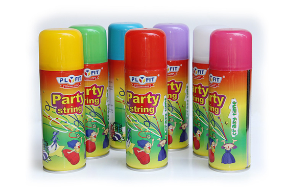 Schnur-Spray-Kanister PLYFIT mischten dumme verrückte Farben für Weihnachtsdekorationen