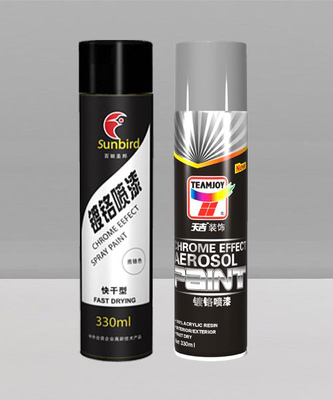 Metallic Mirror Face Acryl-Aerosolfarbe Chrom-Sprühfarbe für Metall
