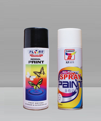 Mehrfarbiger Aerosol-Sprühlack 450 ml Flüssiger Beschichtungszustand 60 Minuten hart trocknen