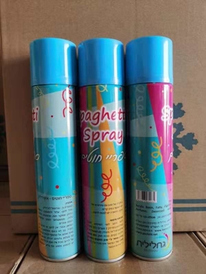 Bunte verrückte Band-Spray-Zinnblech-Dose für Partei-Feier-Dekoration