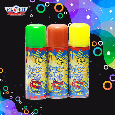 Geburtstagsfeier-Hochzeits-färbte dummer Schnur-Spray keinen Schaden zum menschlichen Körper