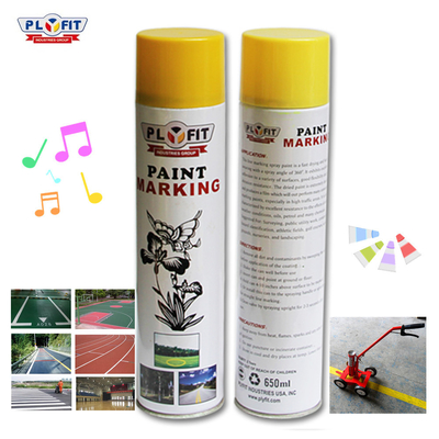 versieht gelbe Straßen-Linie Markierungs-Farben-Schmetterling 650ml Plyfit für Fahrbahnmarkierung mit einer Düse