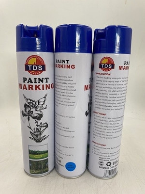 Kundengebundene schnelle trocknende wasserdichte Linie Markierungs-Farben-Aerosol-Sprühfarbe der Straßen-650ml
