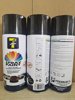Schnelles trocknendes Zinnblech des Aerosol-Sprühfarbe-Hochglanz-400ml 450ml kann Soem