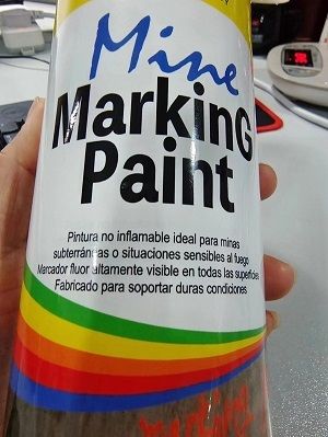 Nicht-entflammbare Minenmarkierungssprayfarbe für die Vermessung von Feldern und für den Untertagebergbau