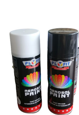 Schnelles trockenes 65*158mm schwarzes Lack-Sprühfarbe-Aerosol-Acryl basierte