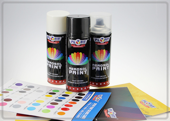 Farben-Acryl-Aerosol-Farbe des Auto-Fahrrad-400ml schnelle trocknende schwarze