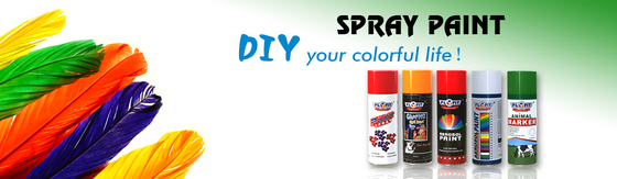 Aerosol-Farbplastikwand-beschichtende Farben-Graffiti-Leuchtstoffsprühfarbe 400ml