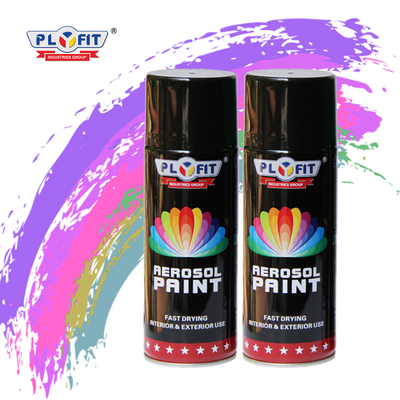 Weißes schwarzes aerosol-Sprühfarbe Soem-ODM Gold-Chrome-Sprühfarbe-400ml Acryl